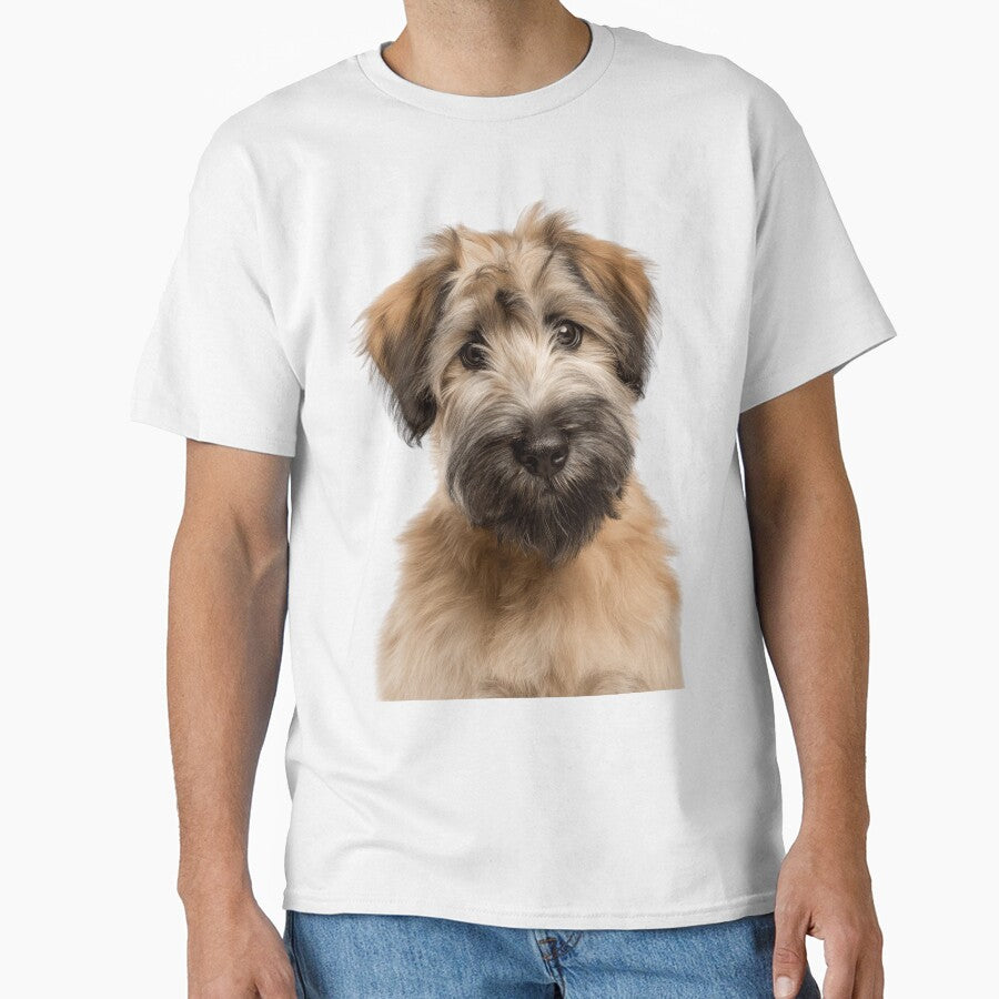 Adorable Soft-coated Wheaten Terrier Pup for Cute Wheatie puppy lovers by LazyOwlStore