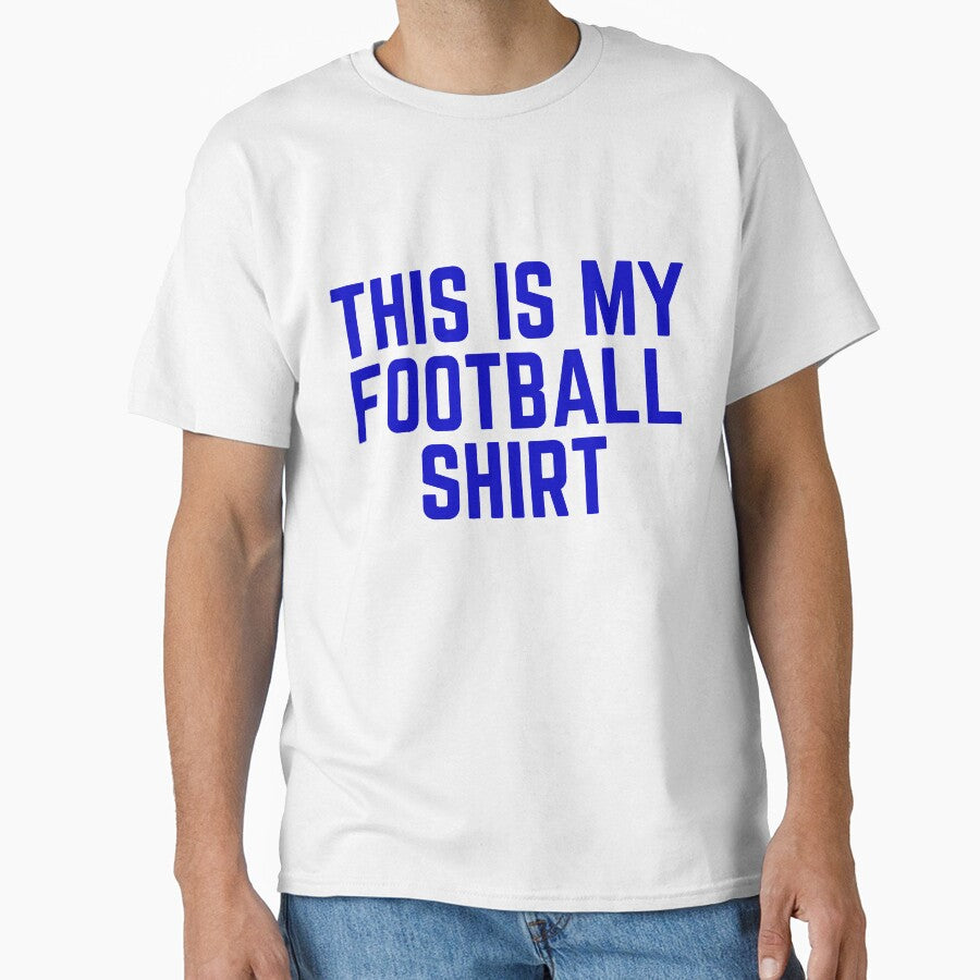 Football Team Colors Blue Game Day by atalia8932