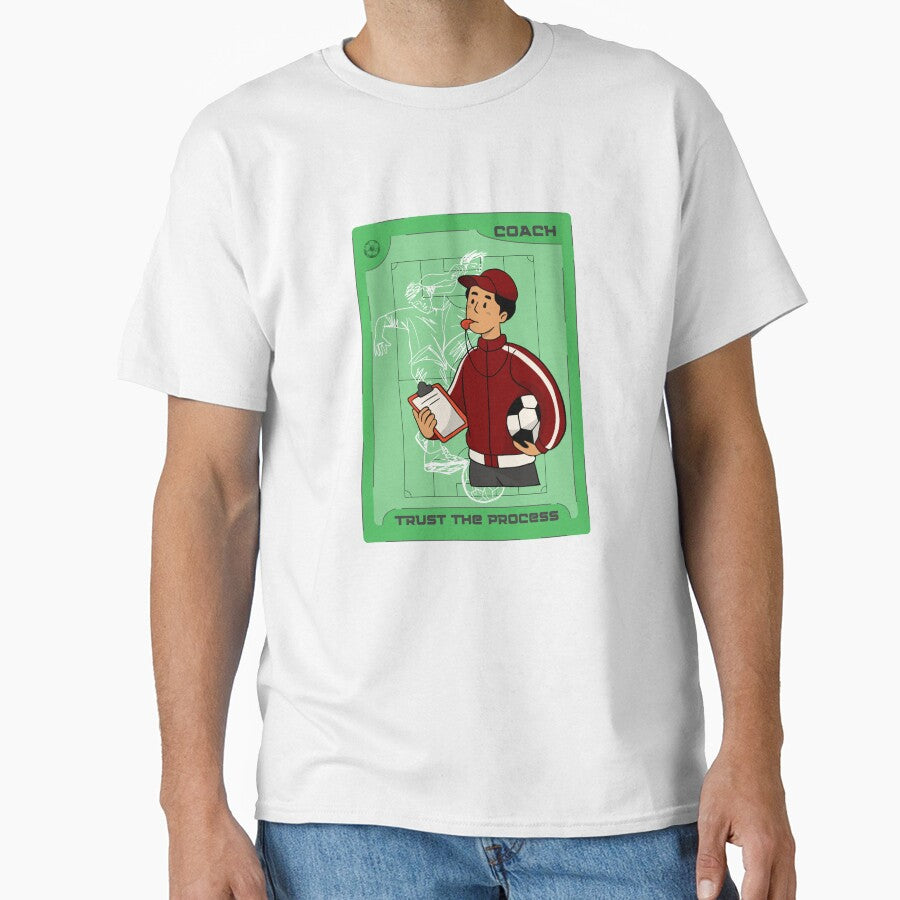 Trust The Process Football Coach Design by Robbo's Tees Designs