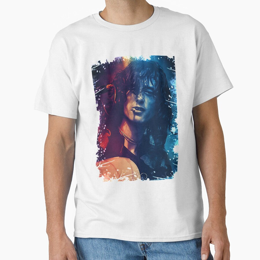 Funny Gifts Jimmy Page Vintage Awesome For Music Fan by Myriamzemlak