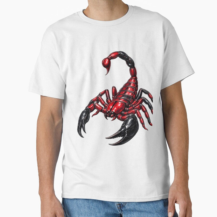 Red Black Scorpion  Art Design by 1NEOBOY