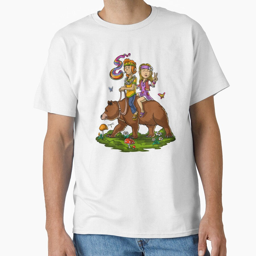 Hippies Riding Bear by underheaven