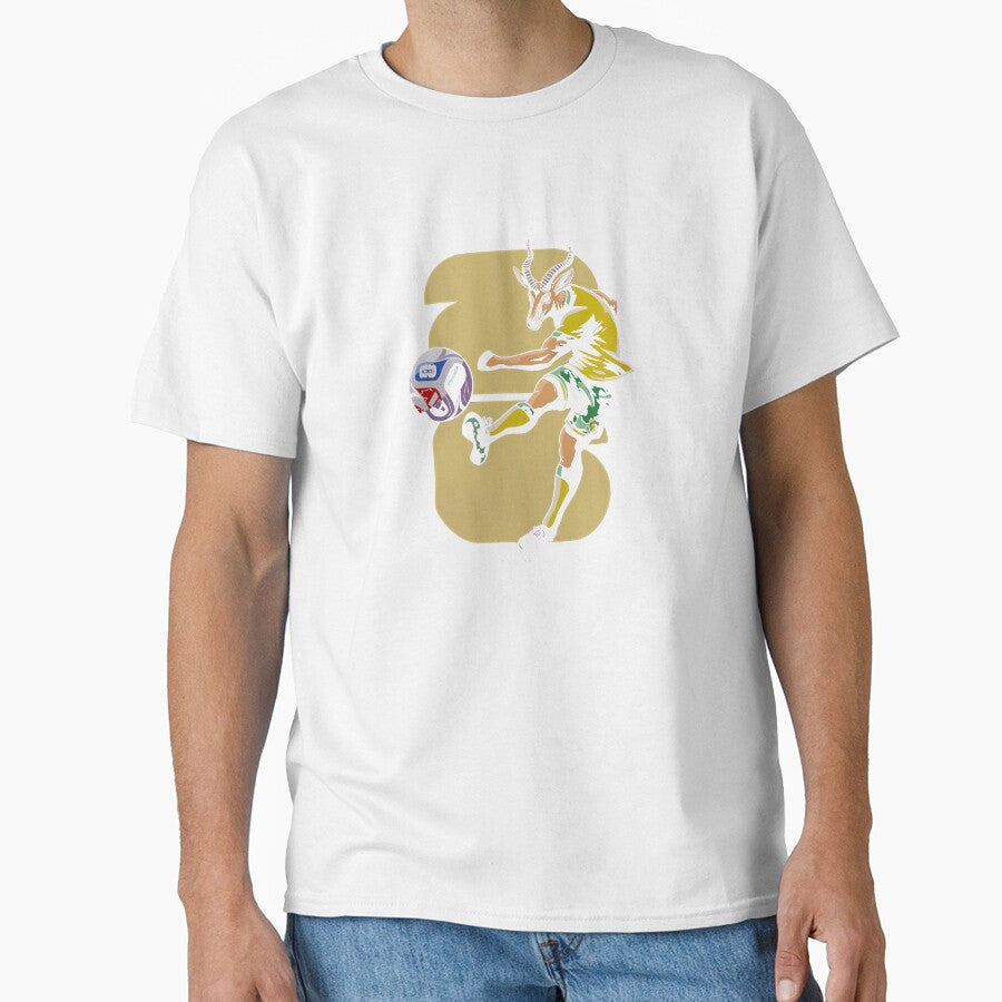 South Africa Springbok Soccer T-Shirt_91176937 by kevincuellar