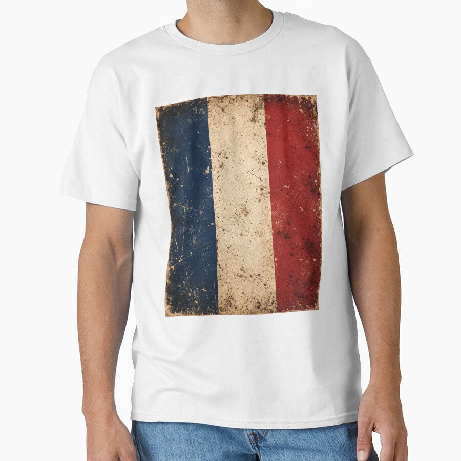 Vintage Distressed French Flag by Junior-Design