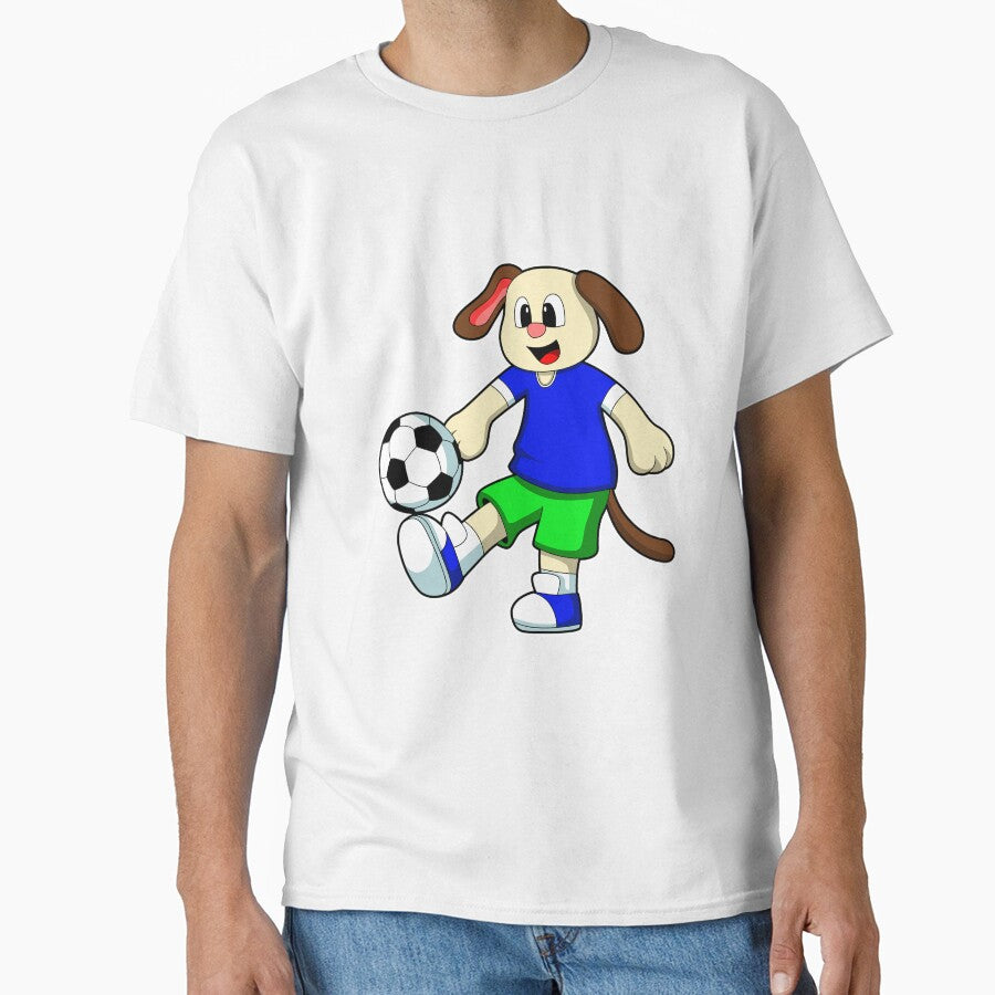 Dog at Sports with Soccer by Snabdesign84