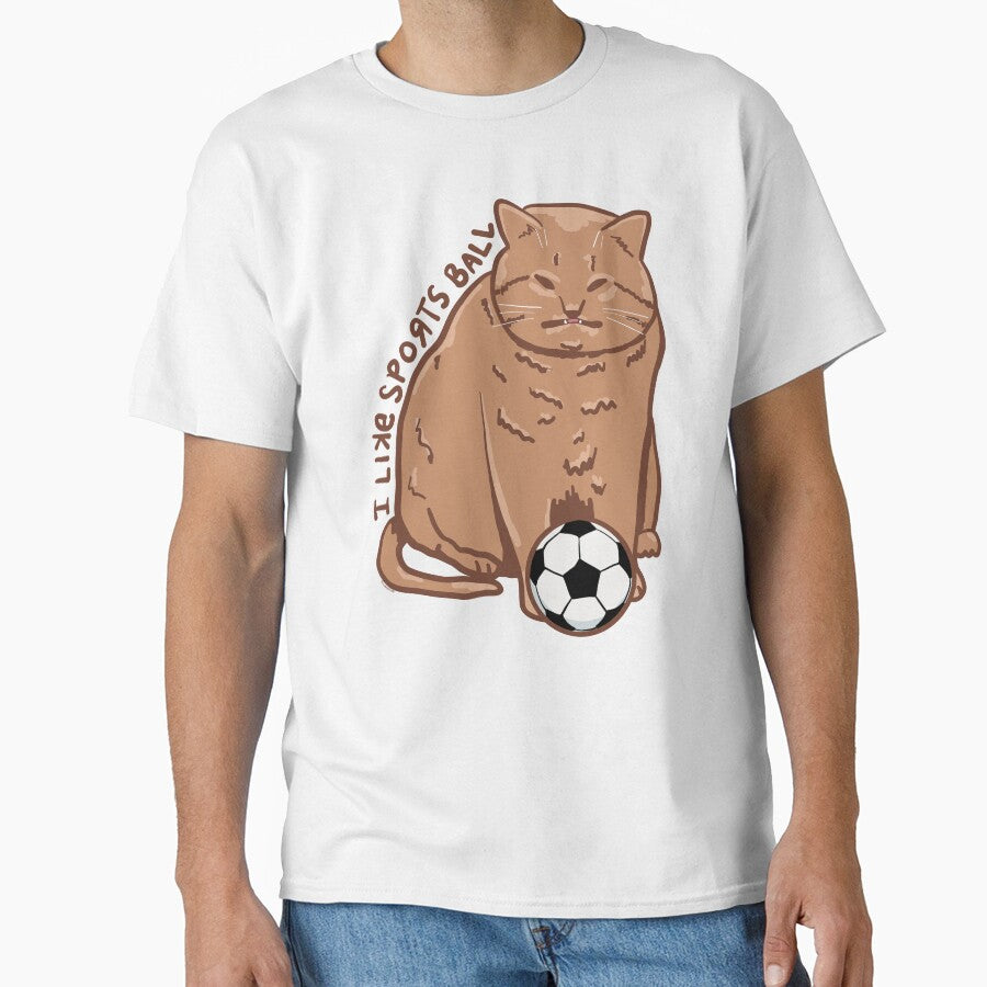 Sportsball Cat Soccer by KilkennyCat Art