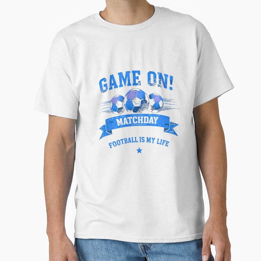 Game On Matchday Football Is My Life Retro Soccer by PACS0011