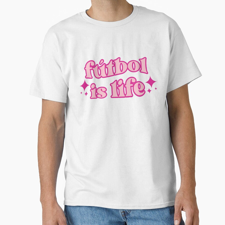 Futbol is Life Pink Retro by mariejosee22