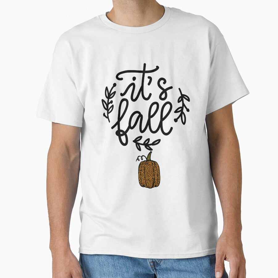 It's Fall with Leopard Print Pumpkin by RunThatApparel