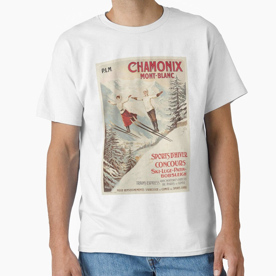 Chamonix Vintage Ski by cutesy