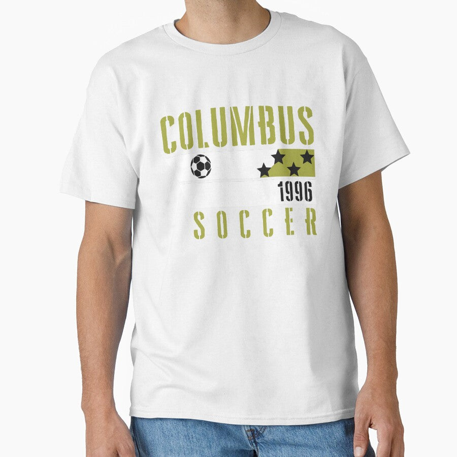 Columbus Soccer 1996 Ohio Retro Vintage Super Soft T-Shirt by relso