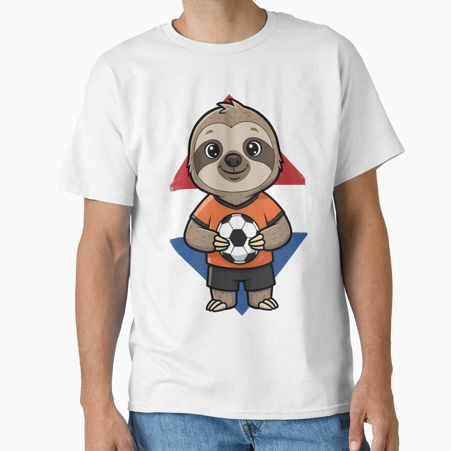 Netherlands Sloth Football Fan by k3rstman1