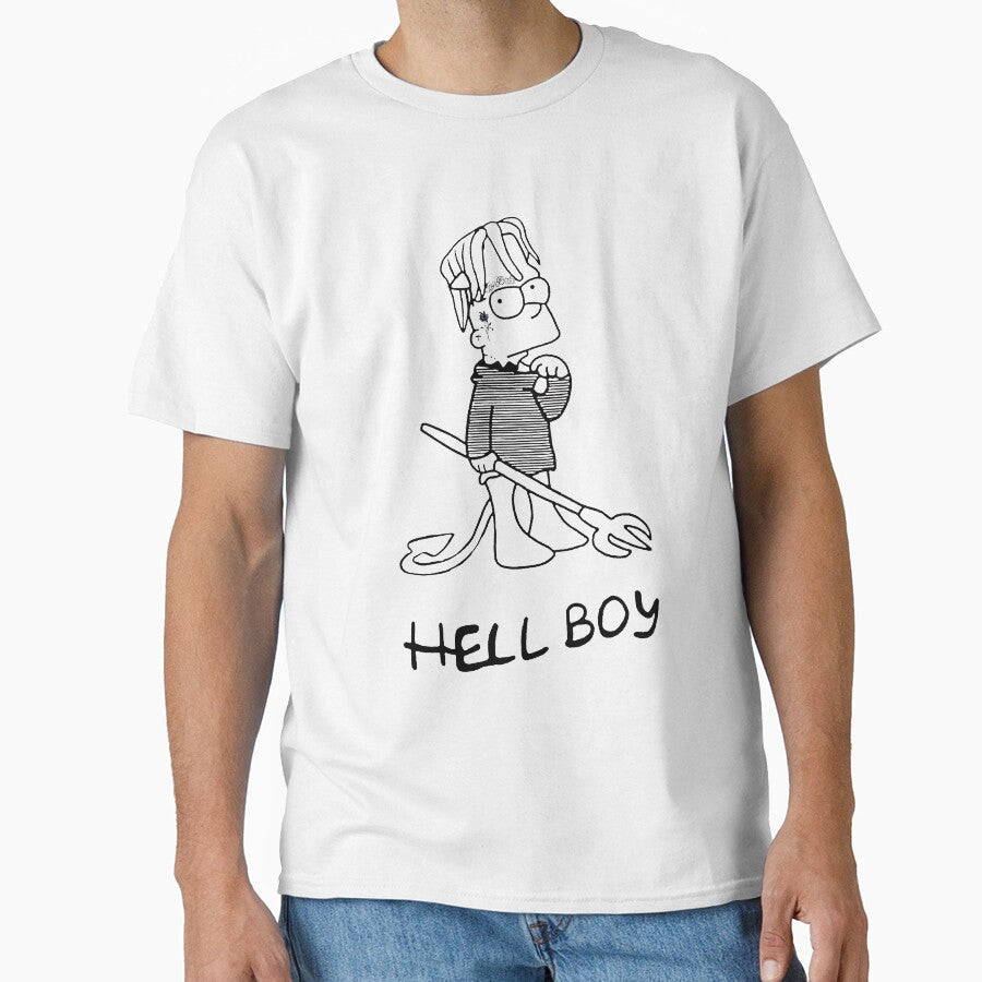Lil peep as a hell boy artwork by breaker160