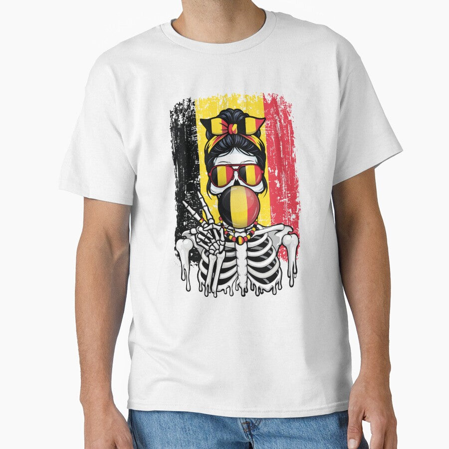 Belgium-Inspired Graphic Tee for Everyday Style by Colorful Designs