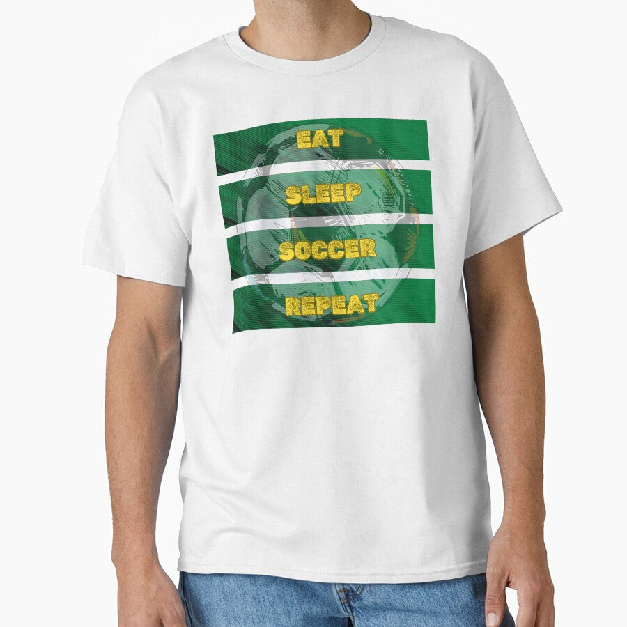 Eat Sleep Soccer Repeat Funny for Soccer Fan by martindesignden