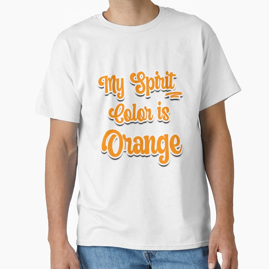 My Spirit Color is Orange - Cool plain color spirit colours designed by ozcushions by ozcushions