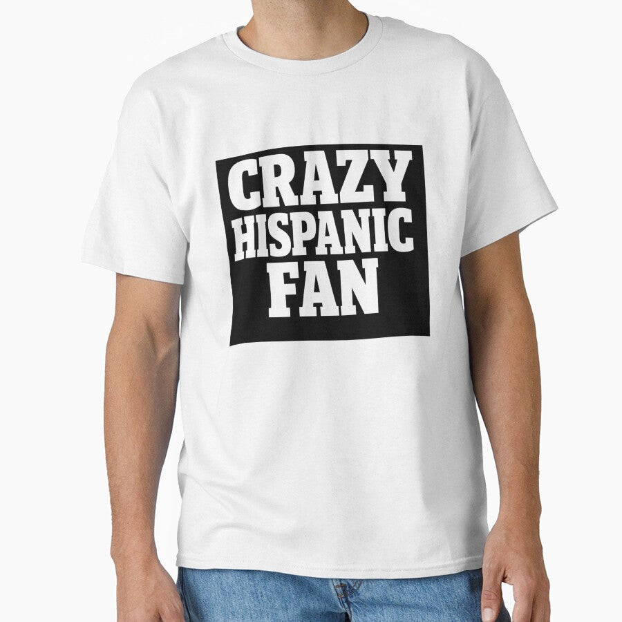 Crazy Hispanic Fan – Proud Latino Sports Supporter Funny Fan by Inkvado