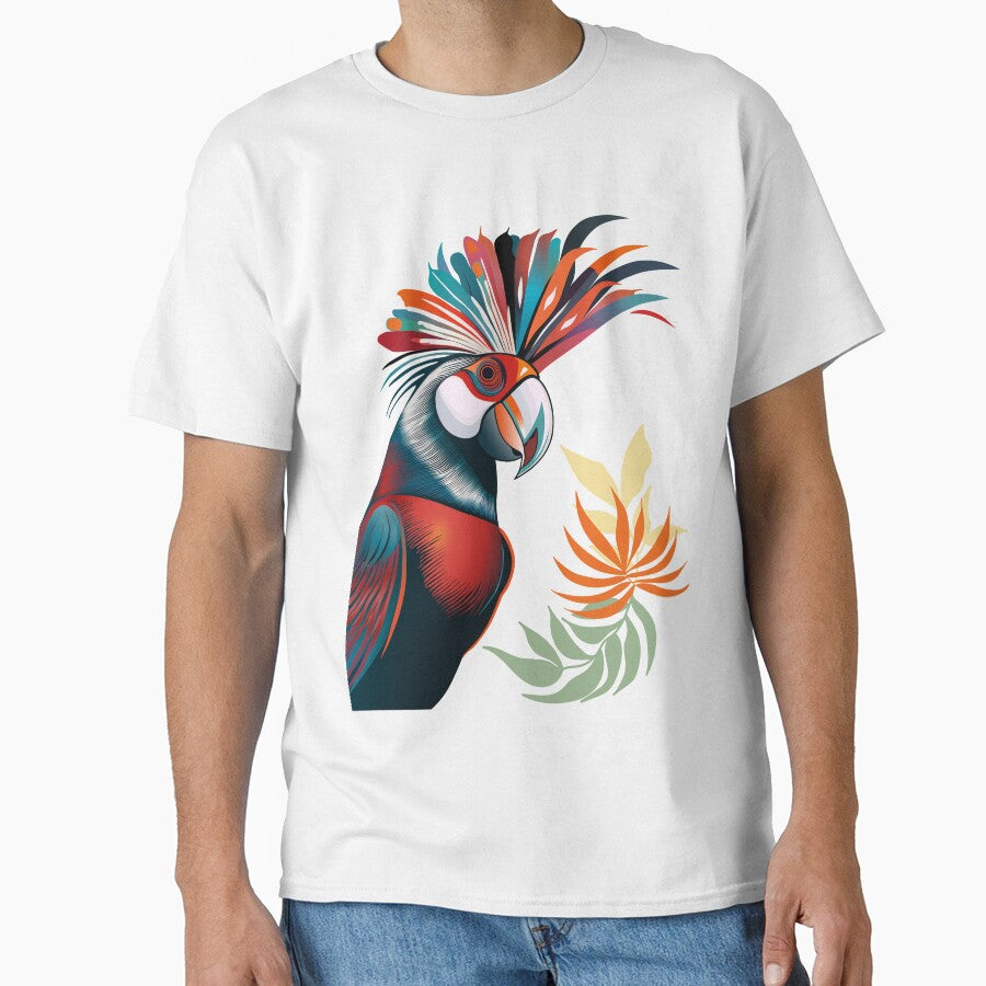 Abstract Crested Parrot by PAPEFOLIA