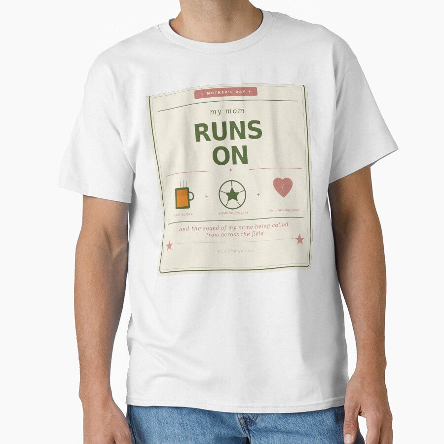 My Mom Runs On Cold Coffee Sideline Prayers — Funny Mother's Day Soccer Gift by PlayTrackCo
