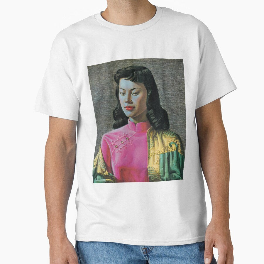 Miss Wong Vladimir Tretchikoff Vintage Painting, Famous Art reproduction, Fashion Illustration by HoneymoonHotel