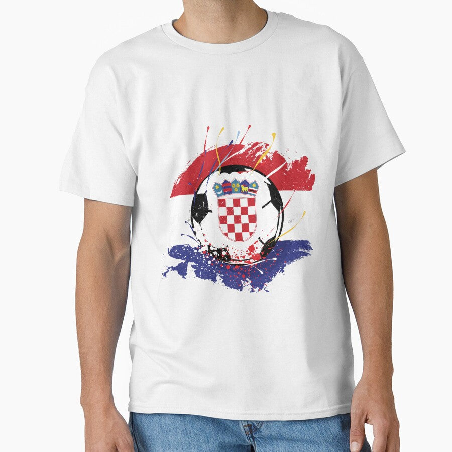Croatia Football Croatian Flag Grunge Soccer fan by Designer-Girl