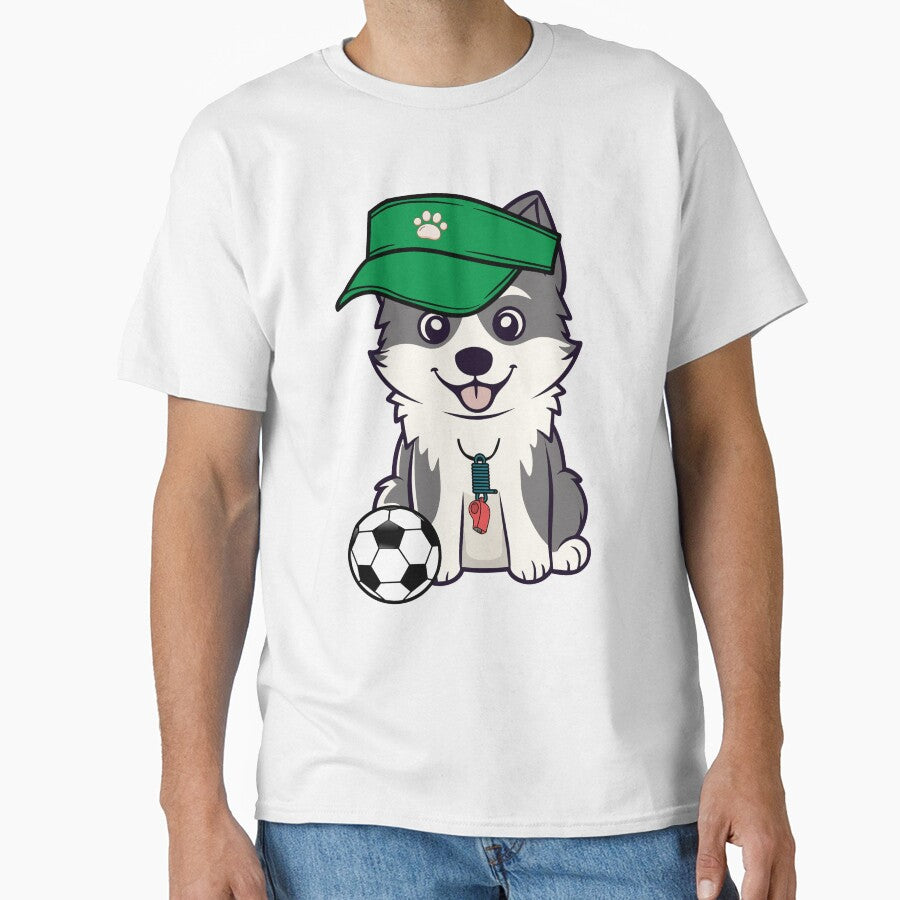 Soccer Player Husky dog by Pet Station