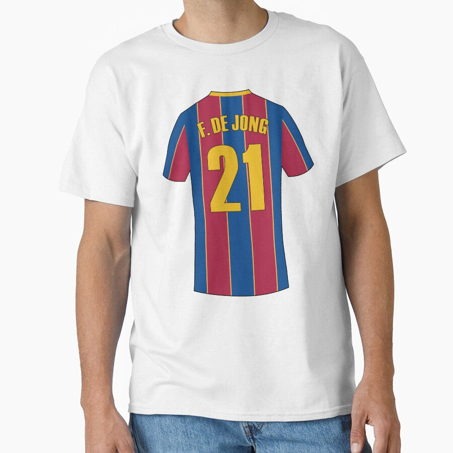 Barcelona football jersey number 21 by Justtrendytees