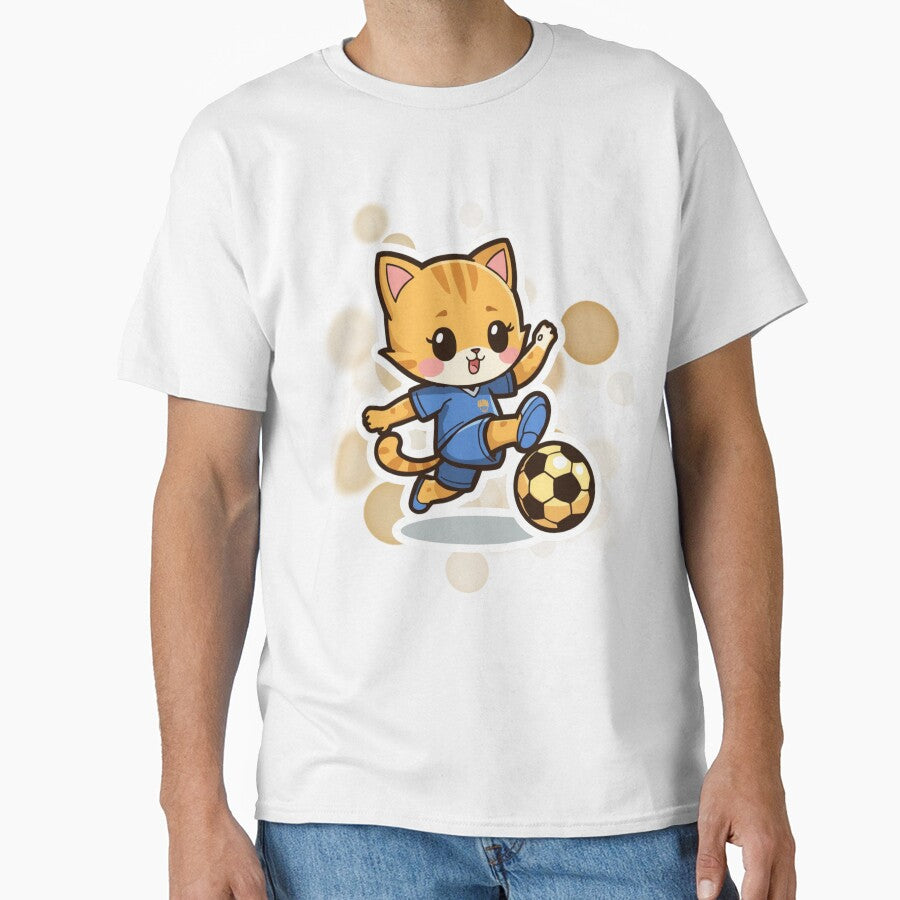 Cute Soccer Cat Funny Football Sticker by iamKRUK