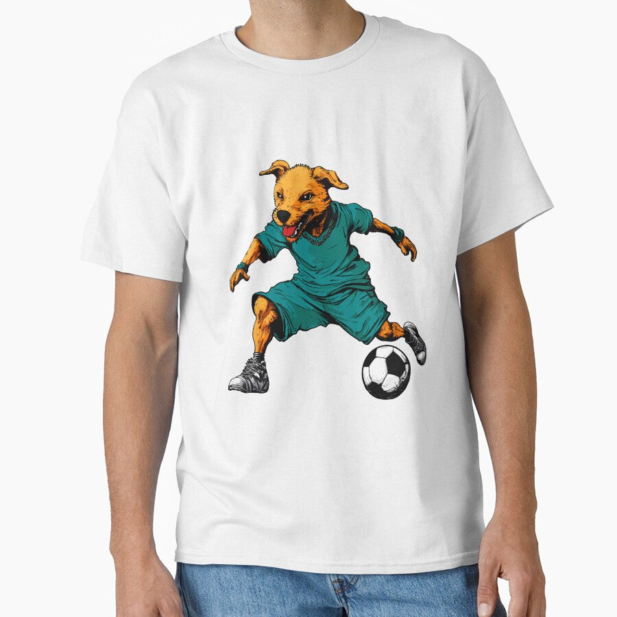 Dog footballer by Soulskier
