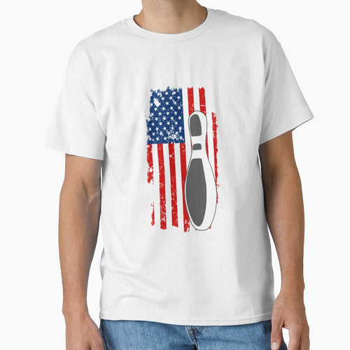 American Bowling T-Shirt for Men and Women by AllStarMerch