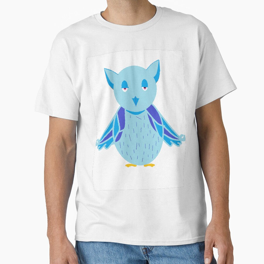 Cool and simple meditating owl design by Miracle Awaited