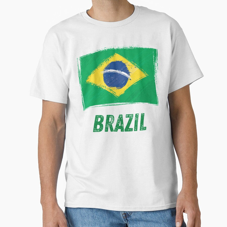 Brazilian Distressed Flag by OlympicsMerch