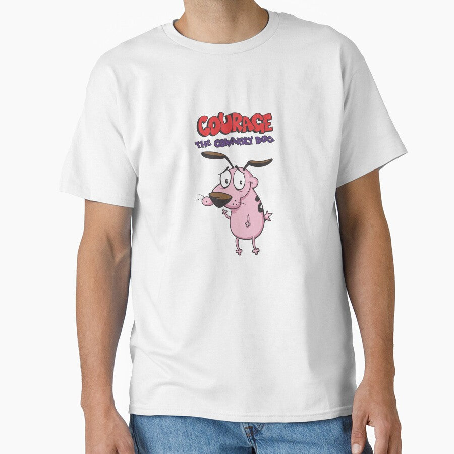 Classic Courage the Cowardly Dog Standing Pose by zchikar