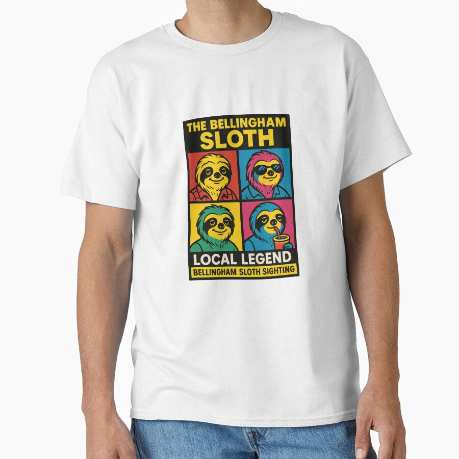 The Bellingham Sloth: Local Legend by PosiPrints