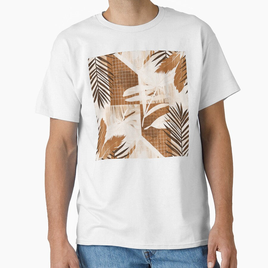 Boho Earth Tones And Caramel Hues Abstract Art by DEC02