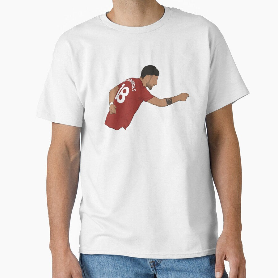 Bruno Fernandes Tip Cap Celebration MUFC by Hevding