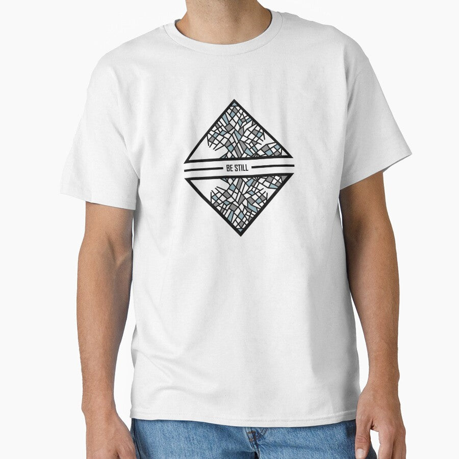 Be Still. Urban Style. Casual Style. Mosaic. Simple Quote. Simple Design. Modern Design. by ElenasCorner