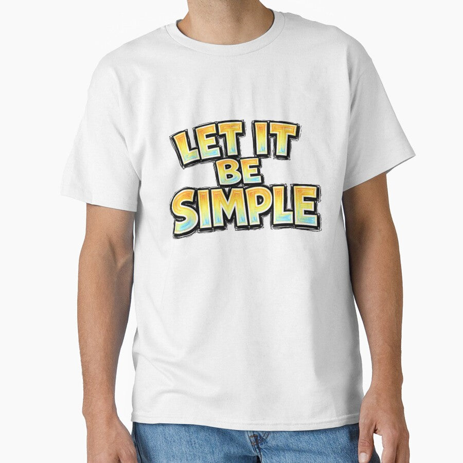 LET IT BE SIMPLE – hand drawn childlike typography by Mac Sketches