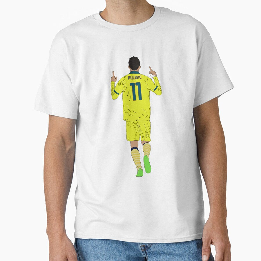 Christian Pulisic Milan #11 Goal Celebration Minimalist by Hevding