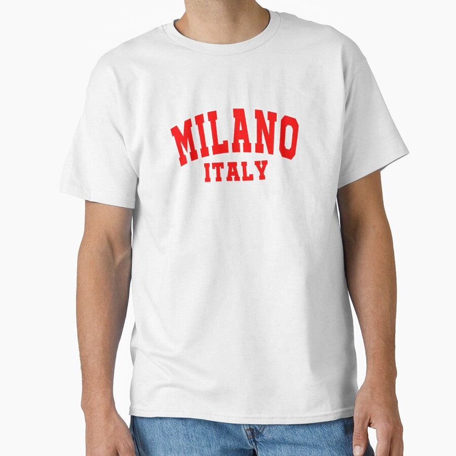 Milano Italy Sweatshirt Red by Penxilstudio