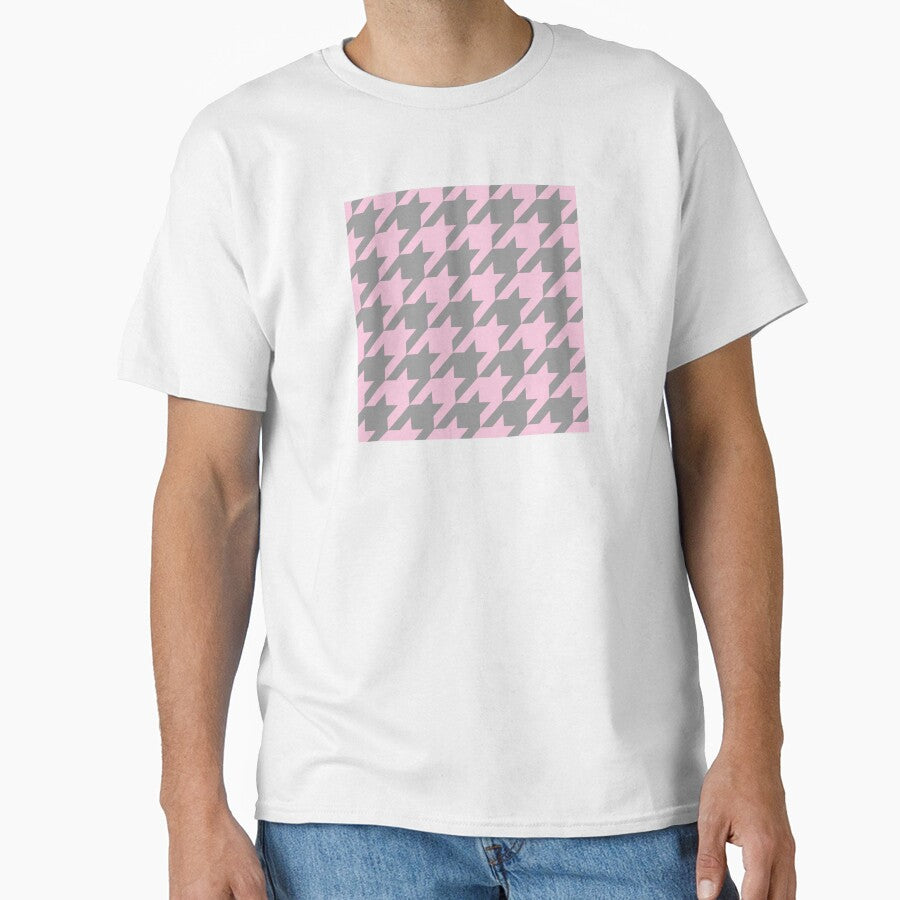 Blush Houndstooth by curtjankadesign