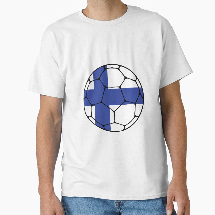 Finland Flag Soccer Ball by ehgraphics15