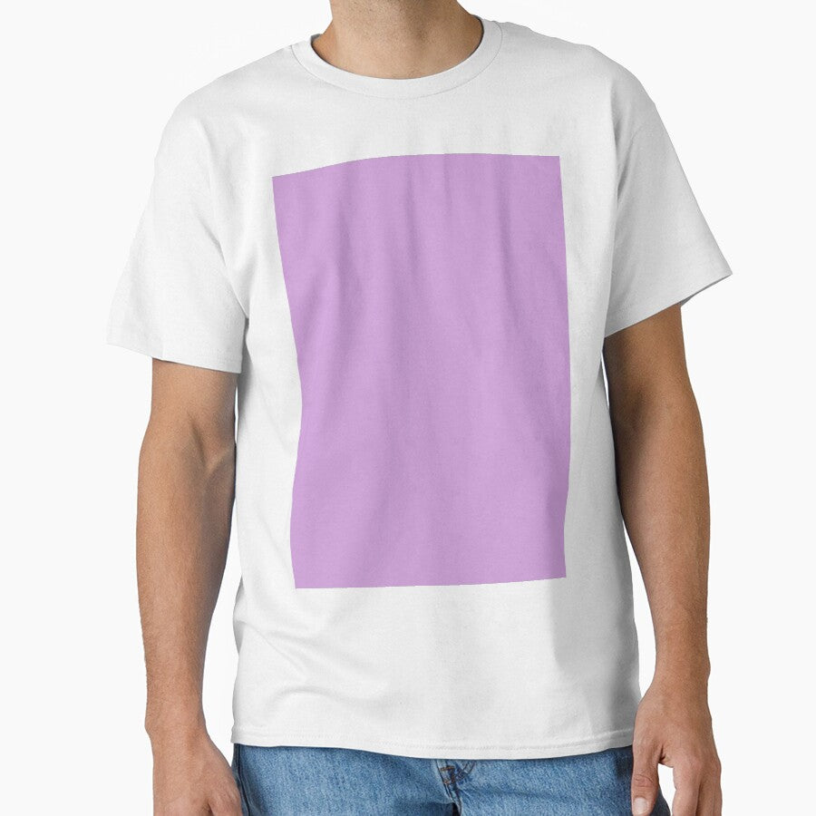 Pure Wisteria Purple – Minimalist Solid Color by EmeraldeaArt