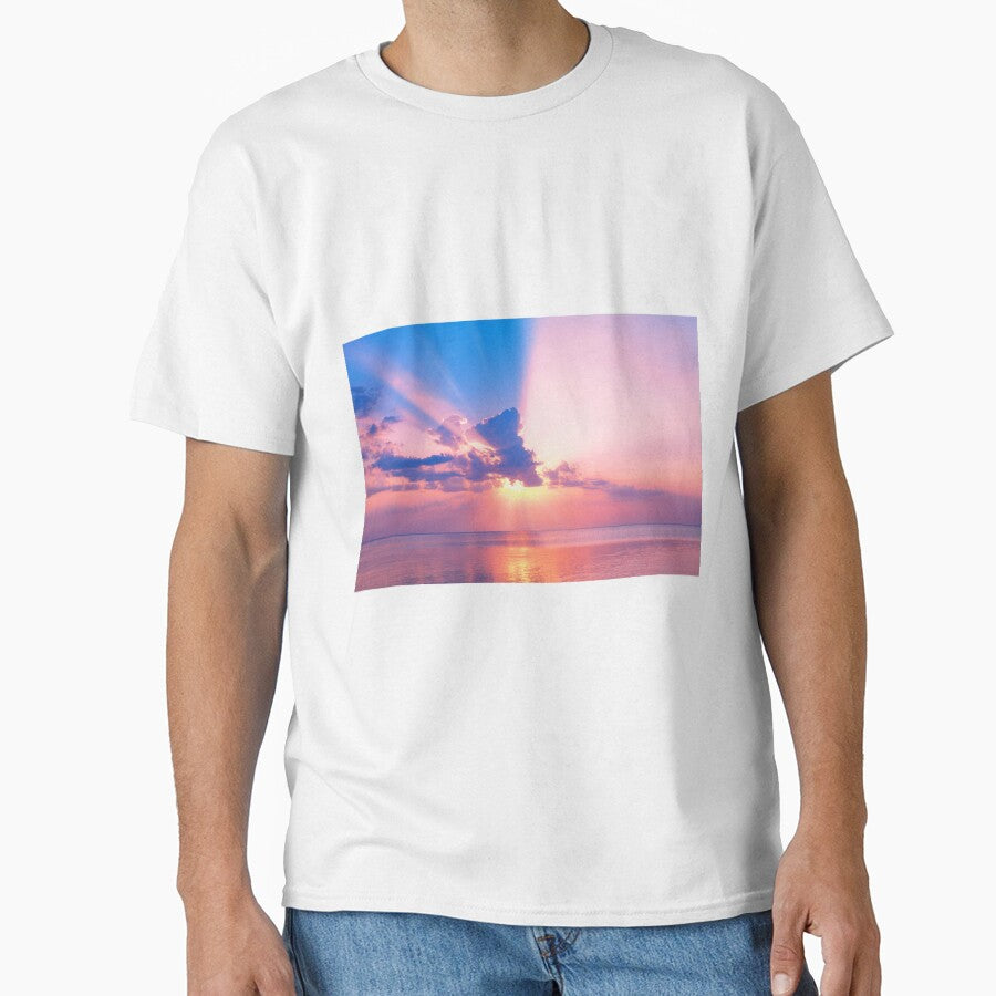 Cotton Candy Pink Ocean Sunset, Pink Beach Sunset by newburyboutique