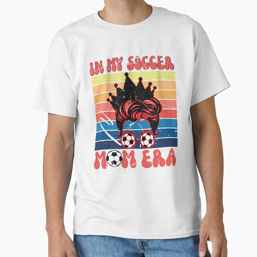 In My Soccer Mom Era Retro Soccer Mama tee Mothers Day by KataangClothing