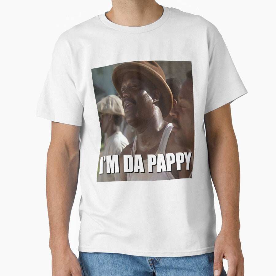 I'm Da Pappy Causal T-Shirt Black Summer Custom Short Sleeve Tee Top by JacksonCruz