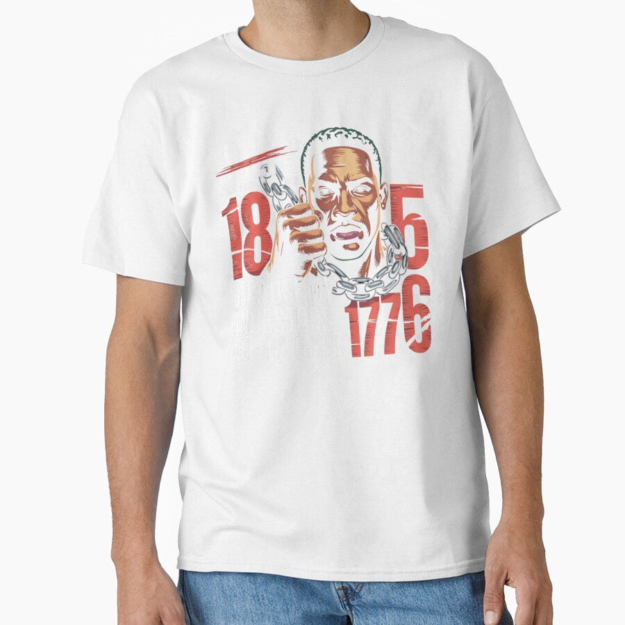 Blissboy Funny Juneteenth T-Shirt Novelty Short Sleeve Crewneck Shirt by STREETEES CLUB