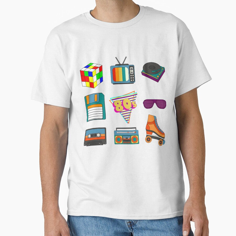 80's Retro Fashion Throwback Culture Disco Music Party Lover Short Sleeve by vnsqnpsytby24