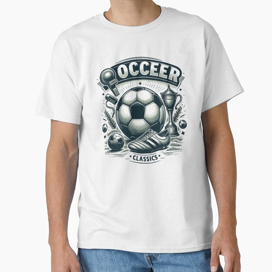 Soccer Classics: Vintage-Inspired Football Elegance by Dinsigne