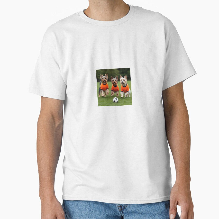 Yorkshire Terriers love football too! Soccer and Dog Lovers - Wolverhampton Wolves - Any dog, any colour by Humour House Designs